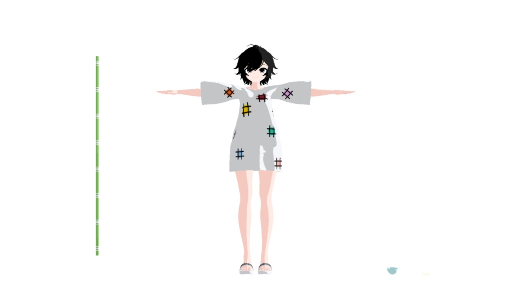 マヌカmanuka三渲二衣服纹理