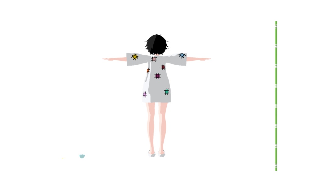 マヌカmanuka三渲二衣服纹理