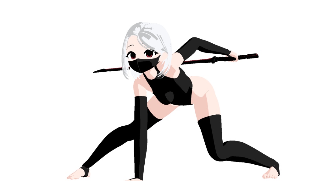 マヌカmanuka三渲二衣服纹理(紧身衣手套袜子)