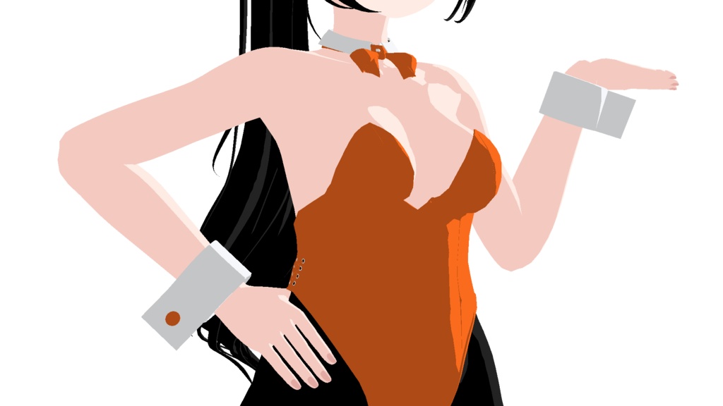 マヌカmanuka三渲二饰品纹理(兔耳 兔尾 手环 鞋子)