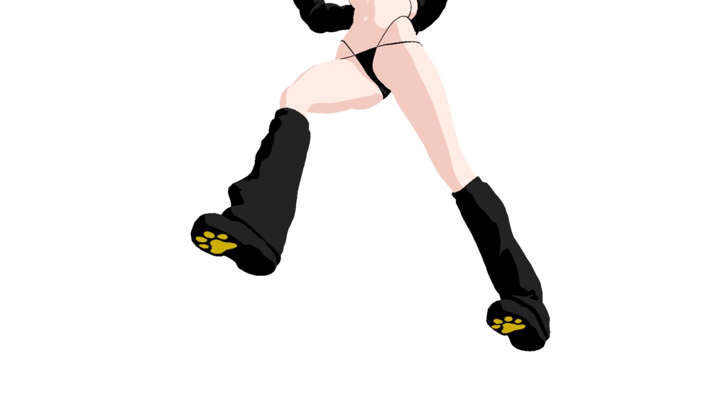 マヌカmanuka三渲二衣服纹理(上衣长袜鞋子)