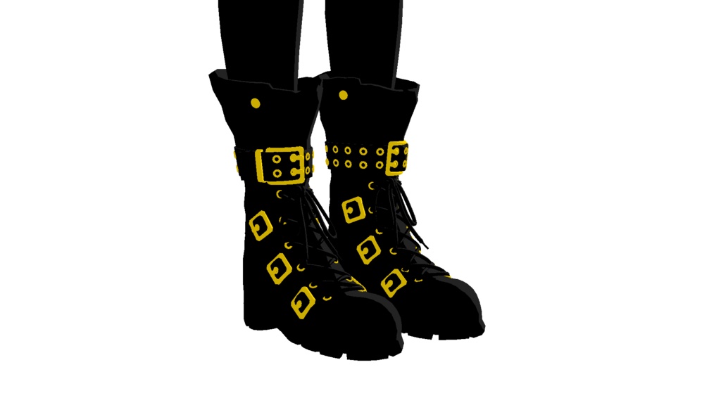 マヌカmanuka三渲二衣服纹理(宽口短靴)