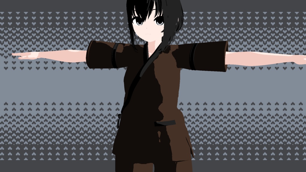 マヌカmanuka三渲二衣服纹理