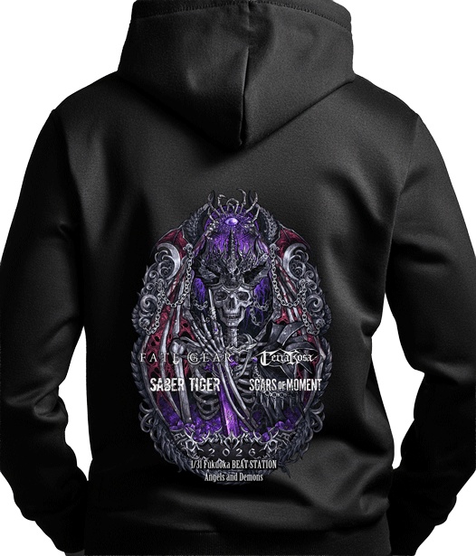 ジップパーカー【Angels and Demons福岡編】