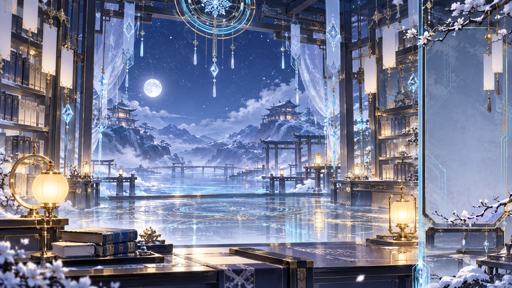 氷宮サーキット文庫｜配信背景3枚セット