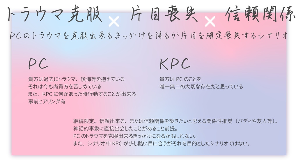 【CoC】蝶形骨と誘蛾灯【SPLL:E195285】