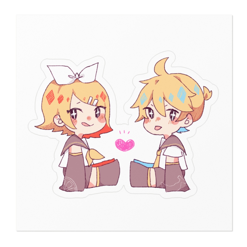 鏡音ステッカー