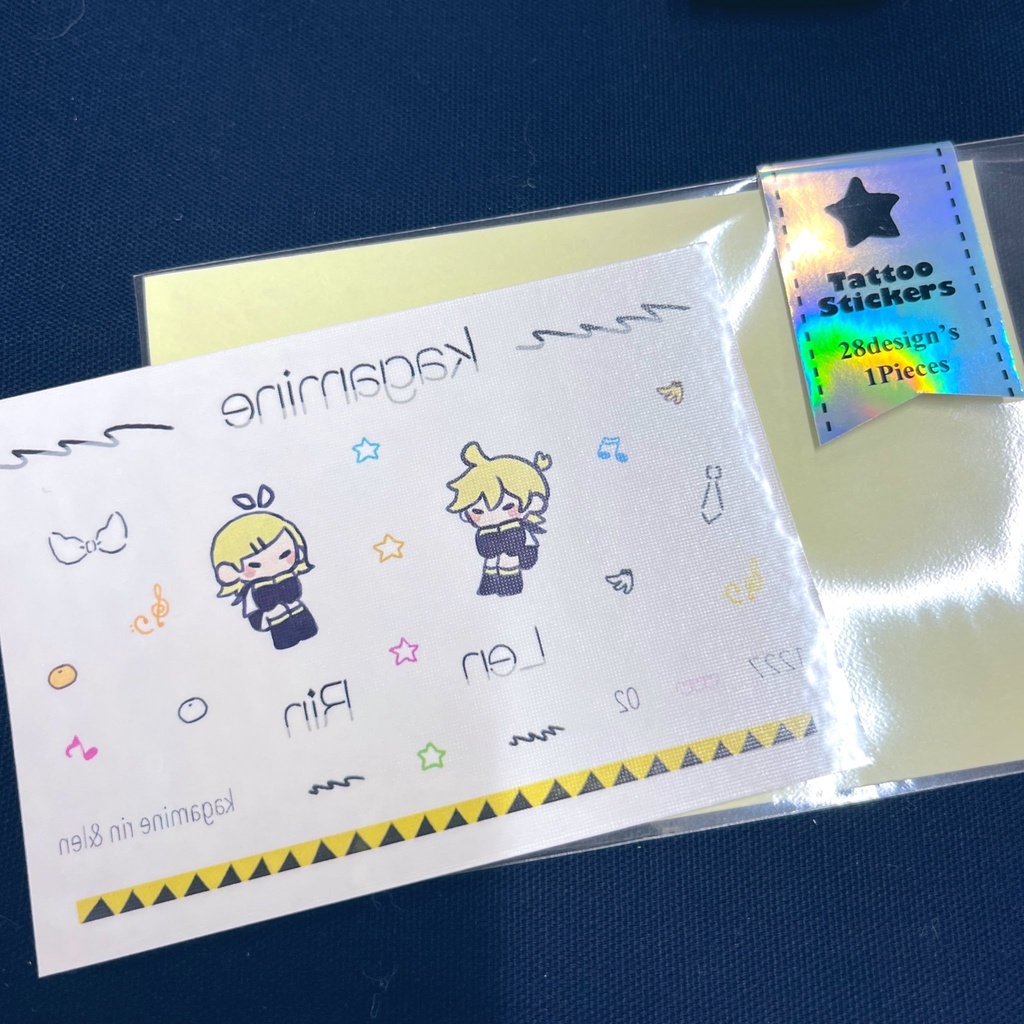 鏡音タトゥーシール