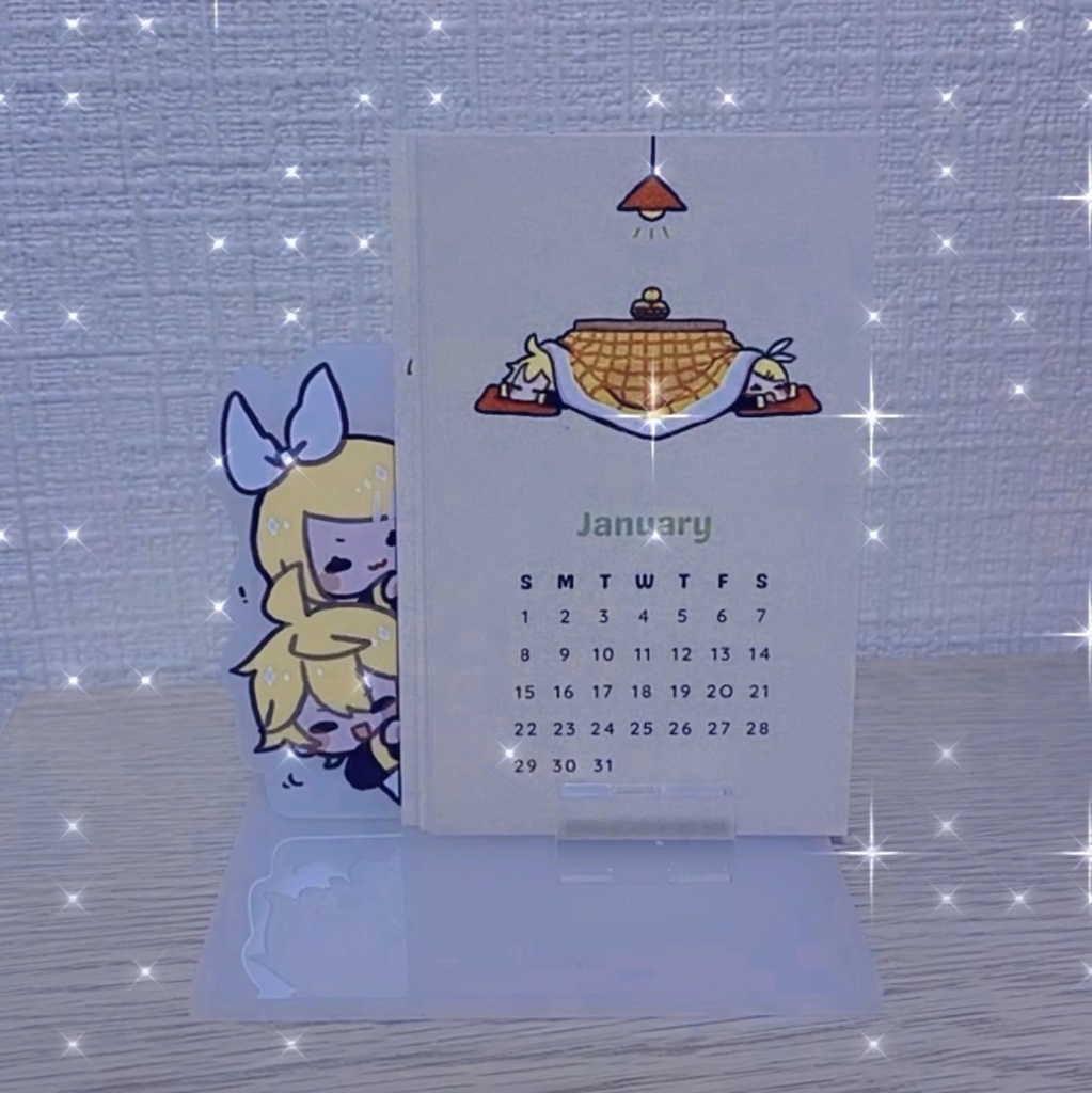 鏡音ミニ卓上カレンダー2023