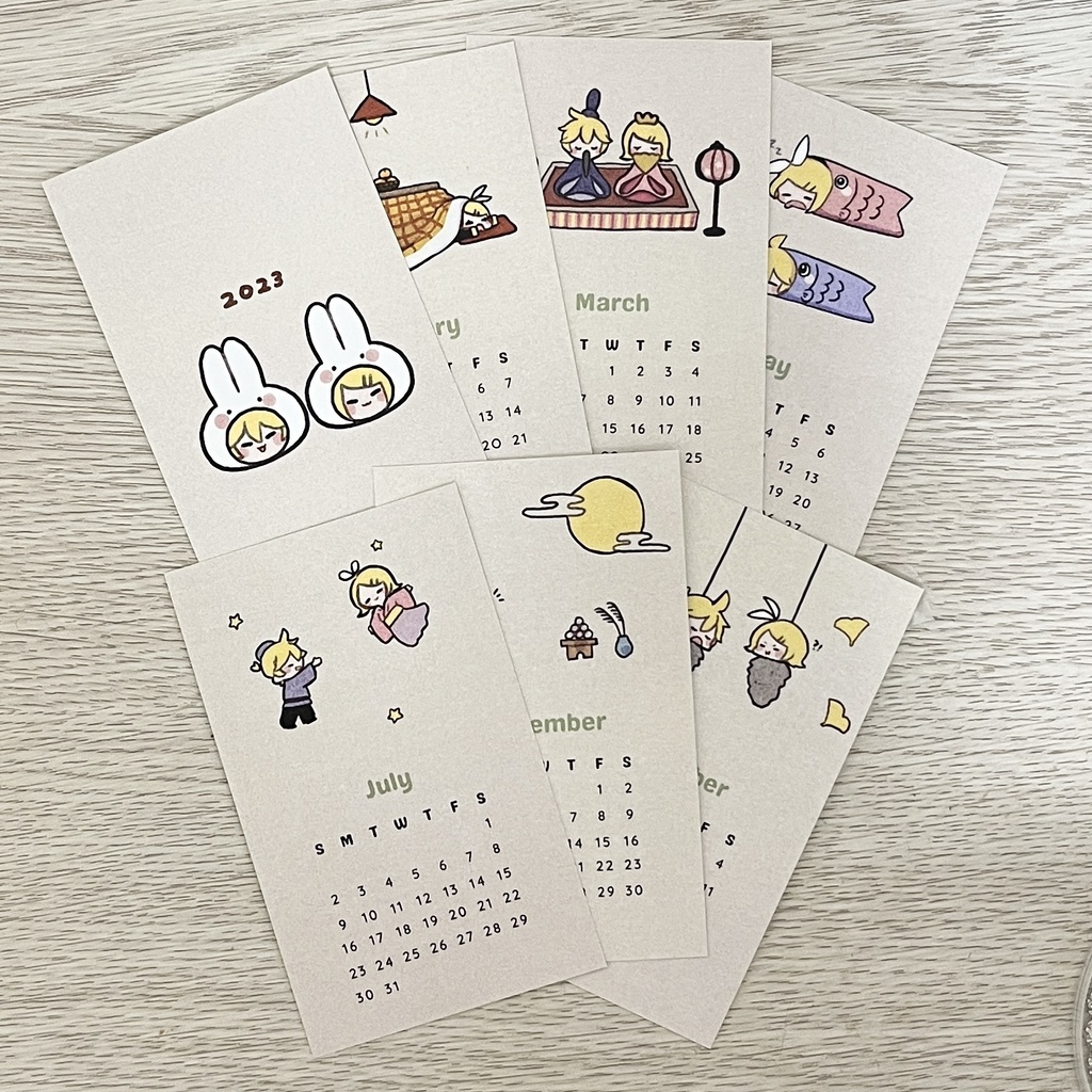 鏡音カレンダー2023【アクリルなし】