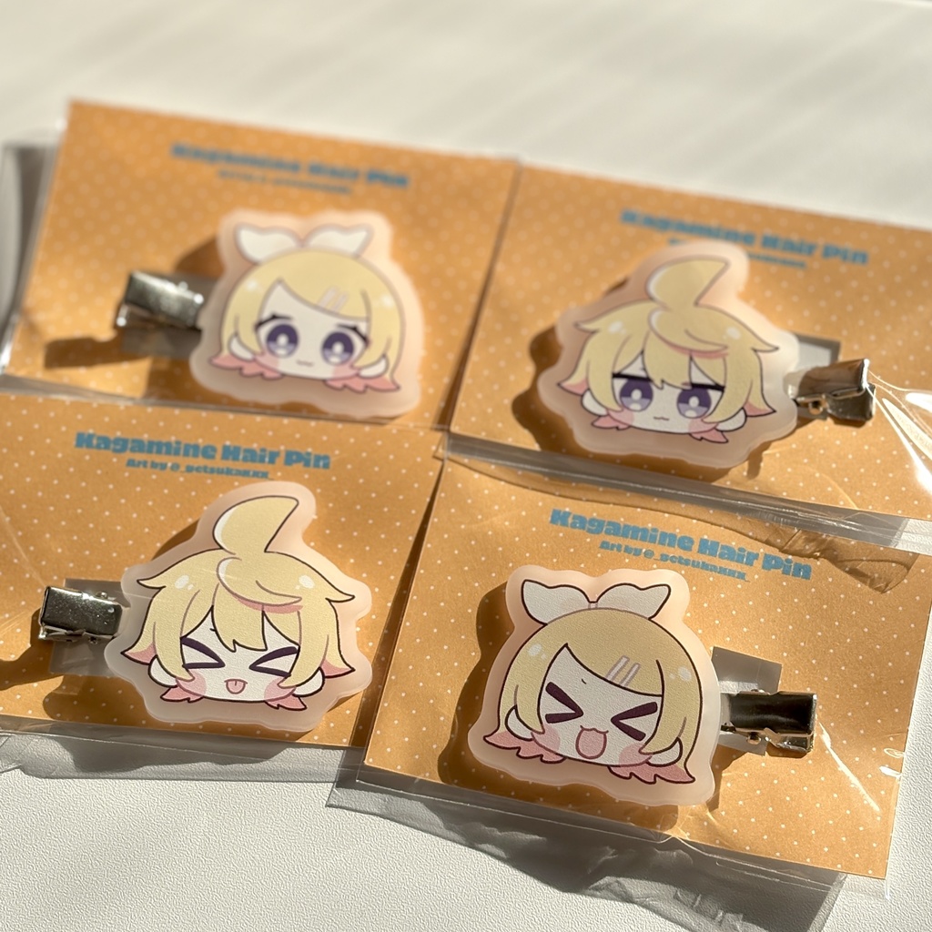 アクリルヘアピン