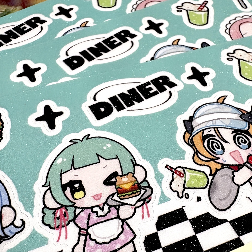 【ハーフカットステッカー】GIRLS