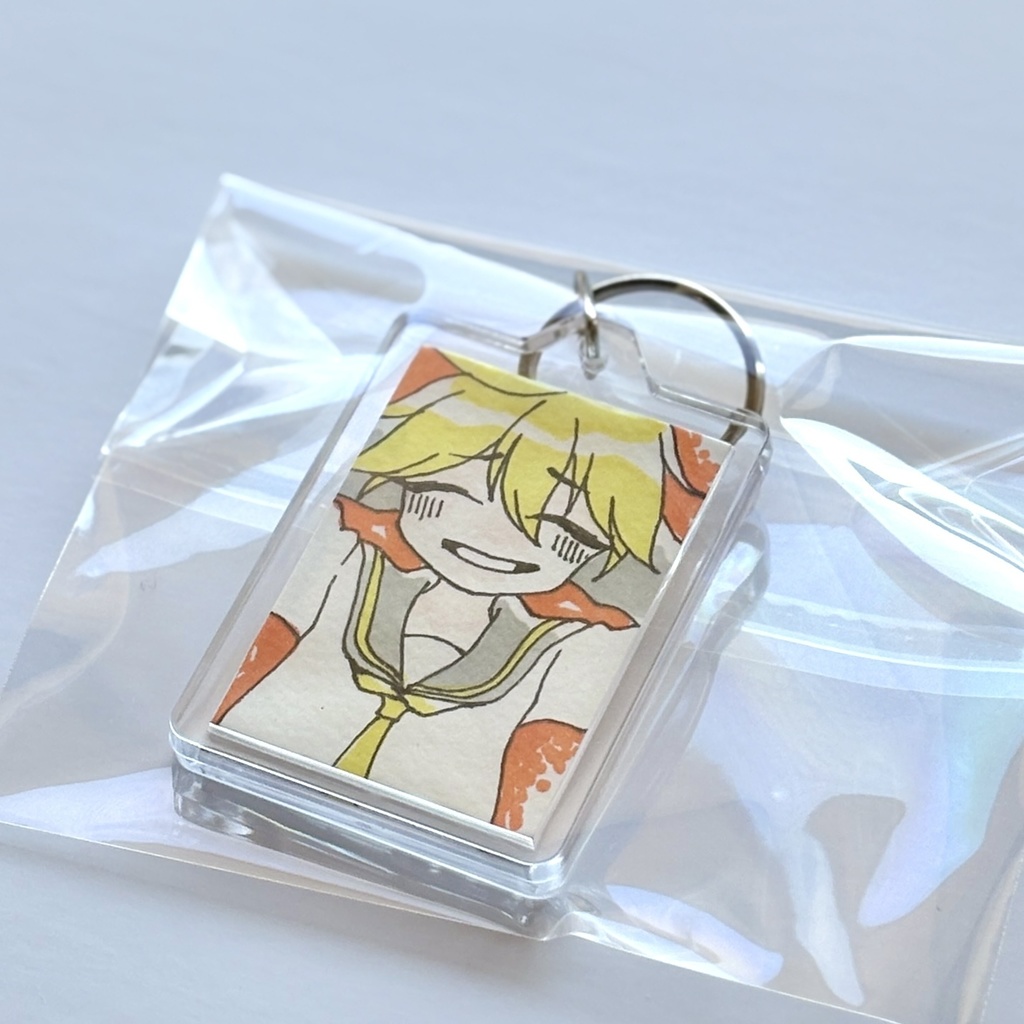 【委託】きくの　原画キーホルダー　レン