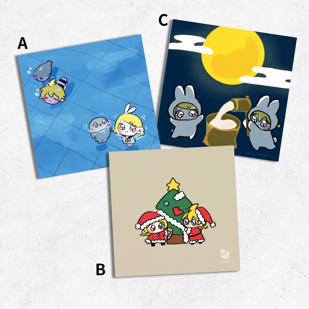 イラストカードB