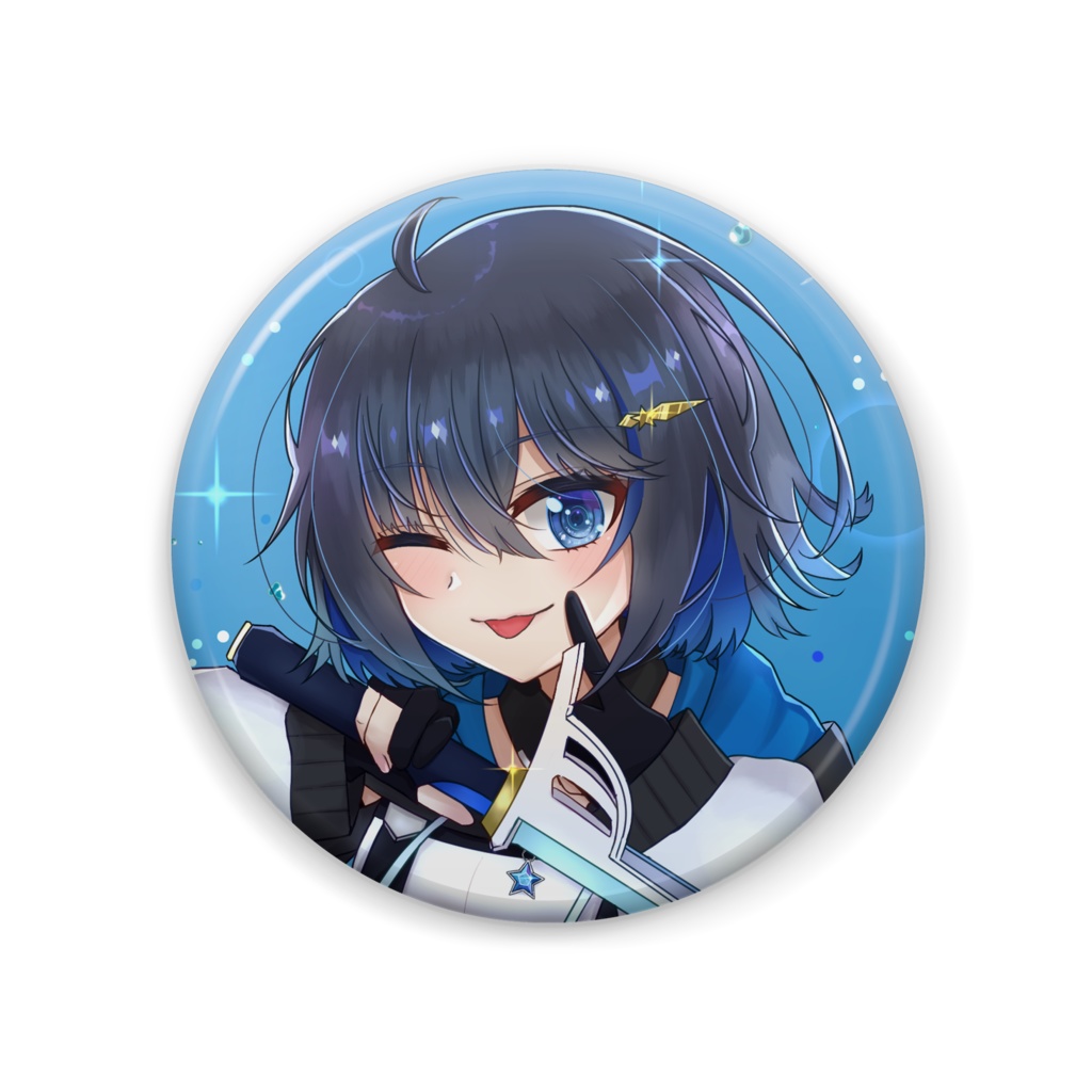 黒主ナツヒ缶バッジ