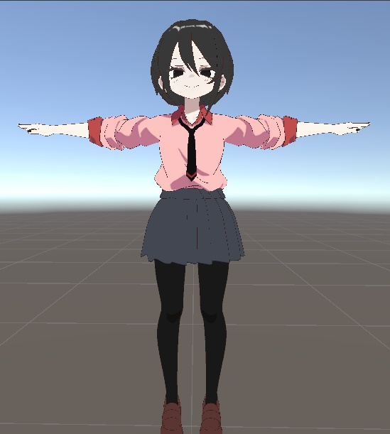 「凪夜 瑠璃」用テクスチャ 物語を感じる謎のダークJK 何かいいことあったらダーク~♡「扇」