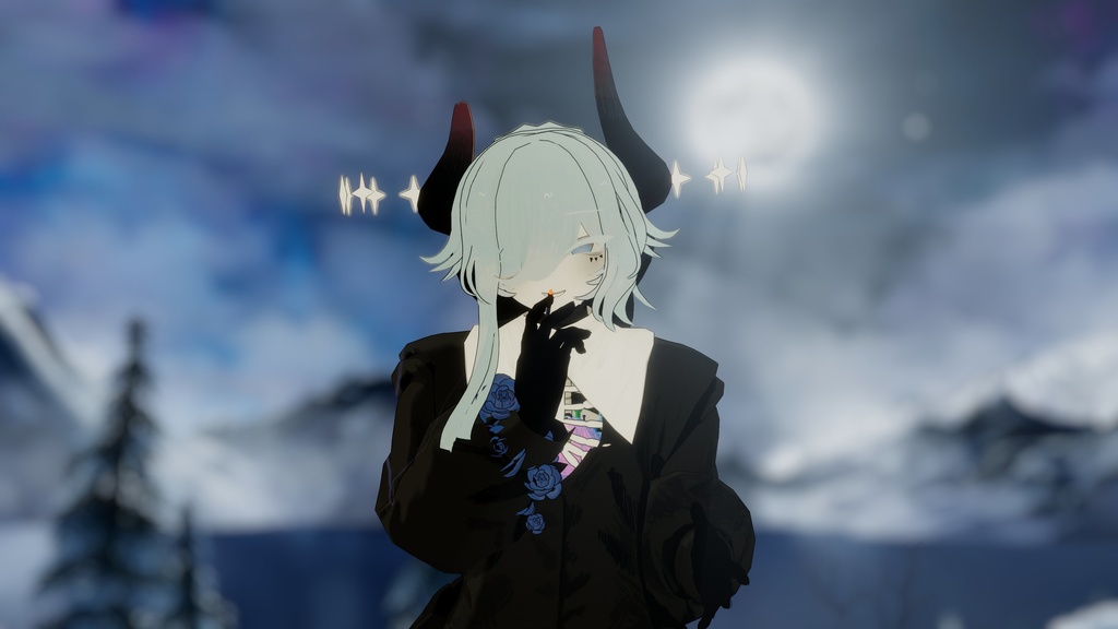 【無料】人外お兄さん「ラ・フルーロ」用改変マスク