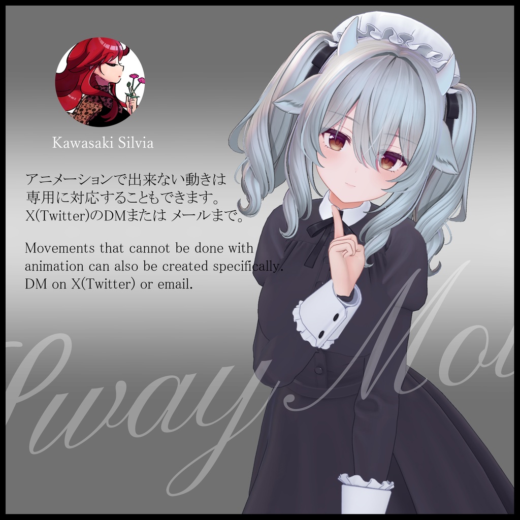 【Motion Animation】Model's Flash & Pose ver.1.1 #SwayMotion 流れるモデルポーズ モーション アニメーション