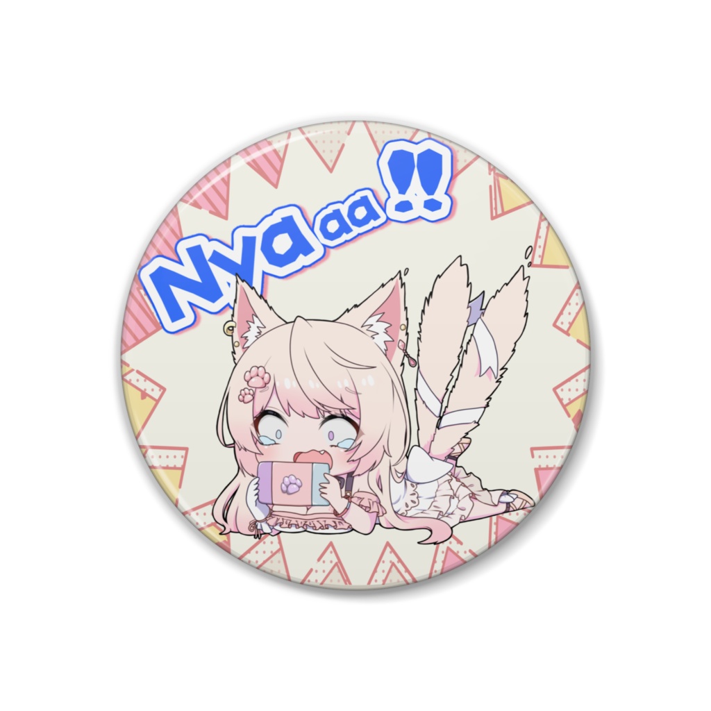 【妖芽音りる】Nya!!缶バッチ