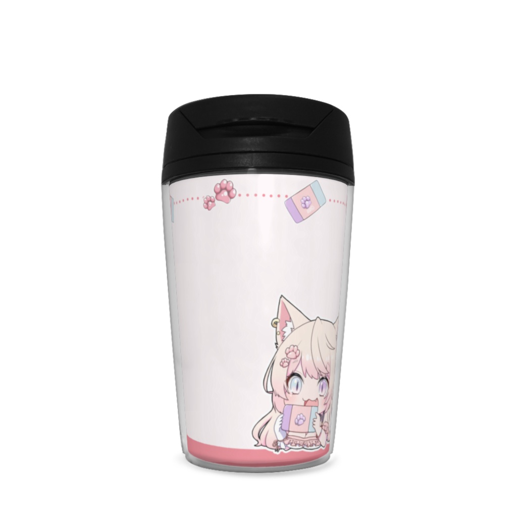 【妖芽音りる】タンブラー（ピンク）