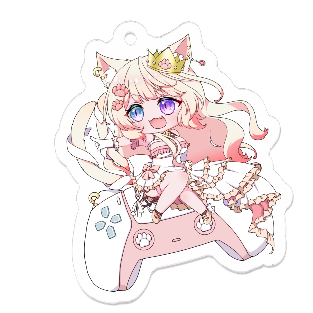 【妖芽音りる】1周年記念アクリルキーホルダー