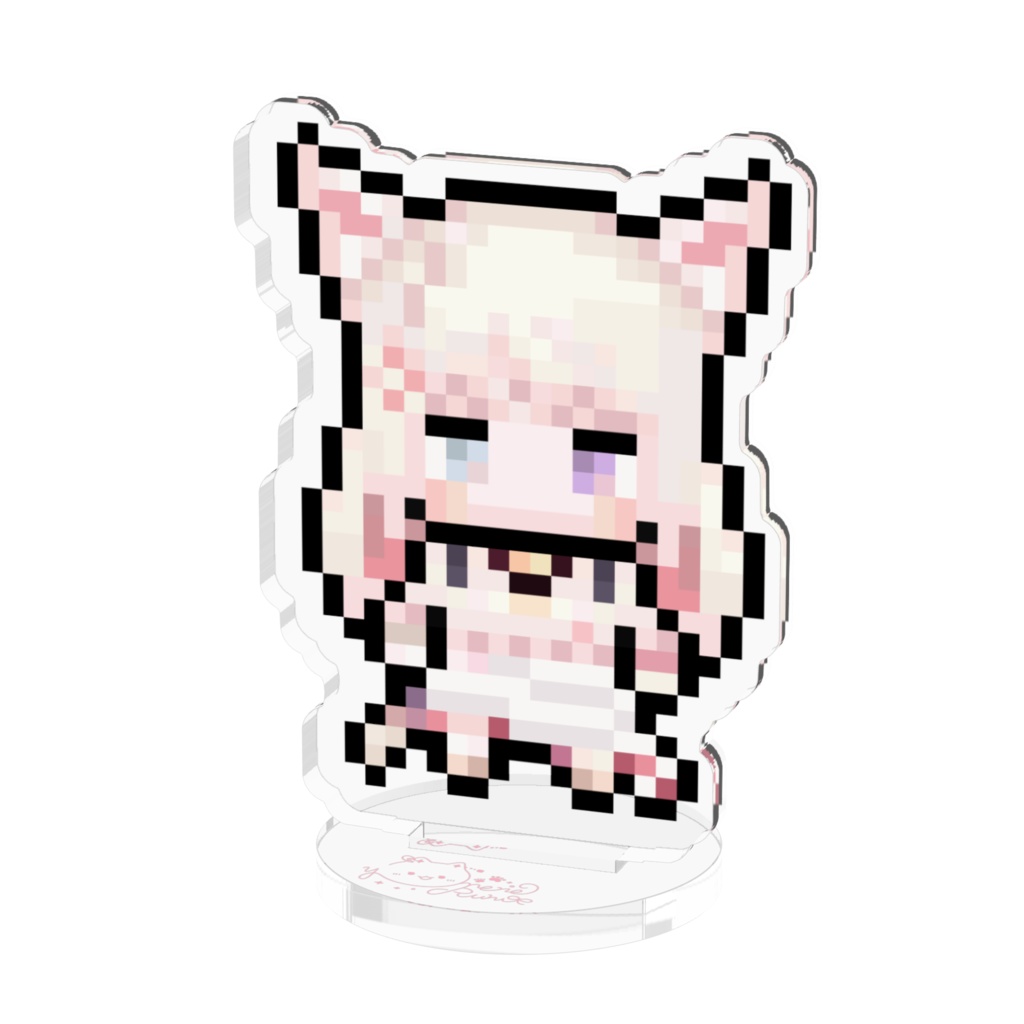【妖芽音りる】ドット絵アクリルキフィギュア