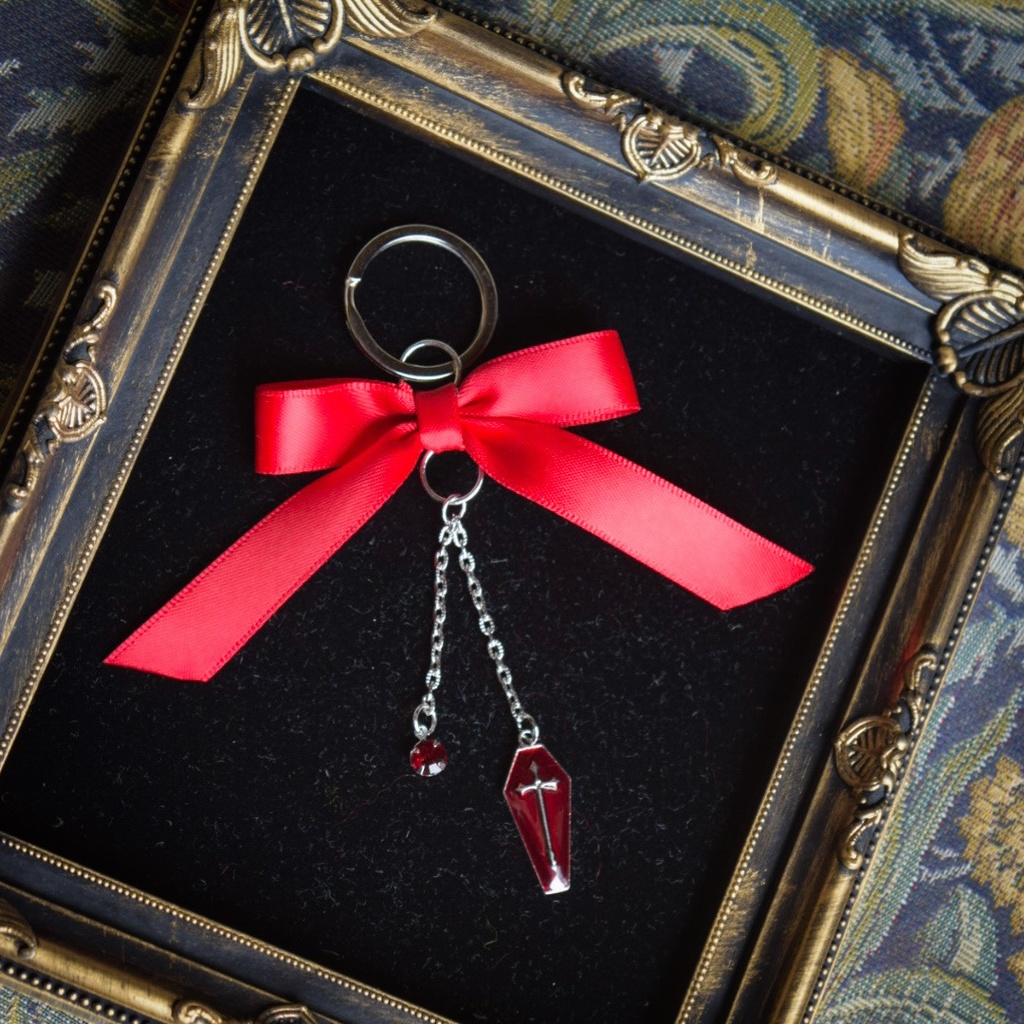 ロナルド・半田イメージリボンキーホルダー