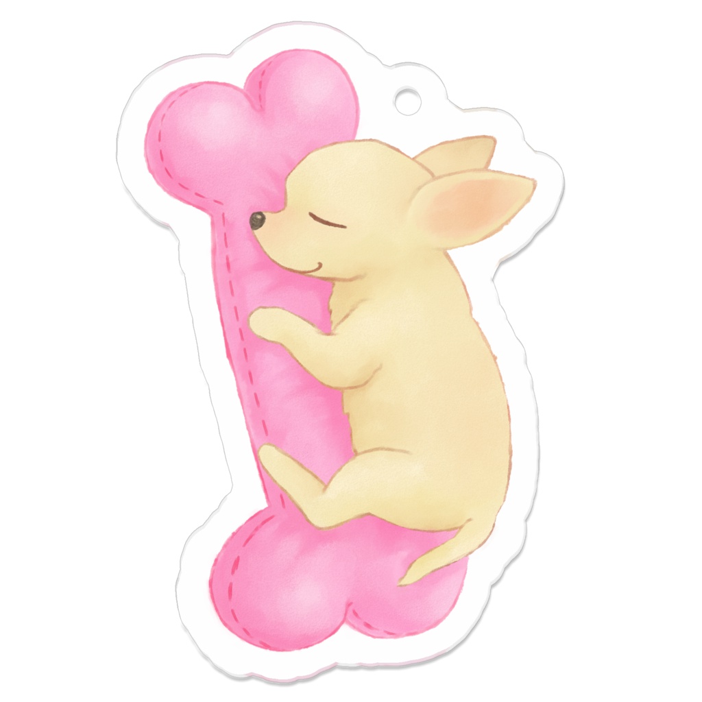 おやすみわんこ(チワワ)・アクキー