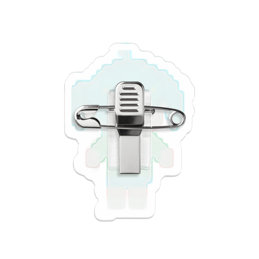 らずドット絵アクリルバッジ