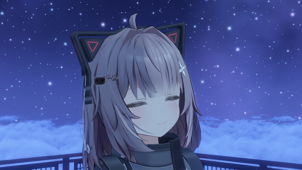 ネコ魔法アクセサリー【VRChat想定/MA対応】