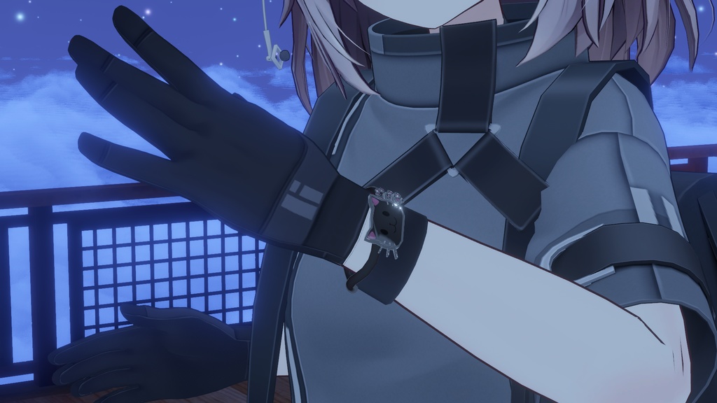 ネコ魔法アクセサリー【VRChat想定/MA対応】