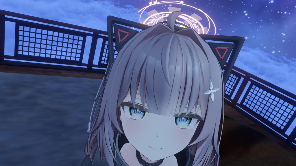 【VRChat想定】Cyber-Tech Halo & Headset