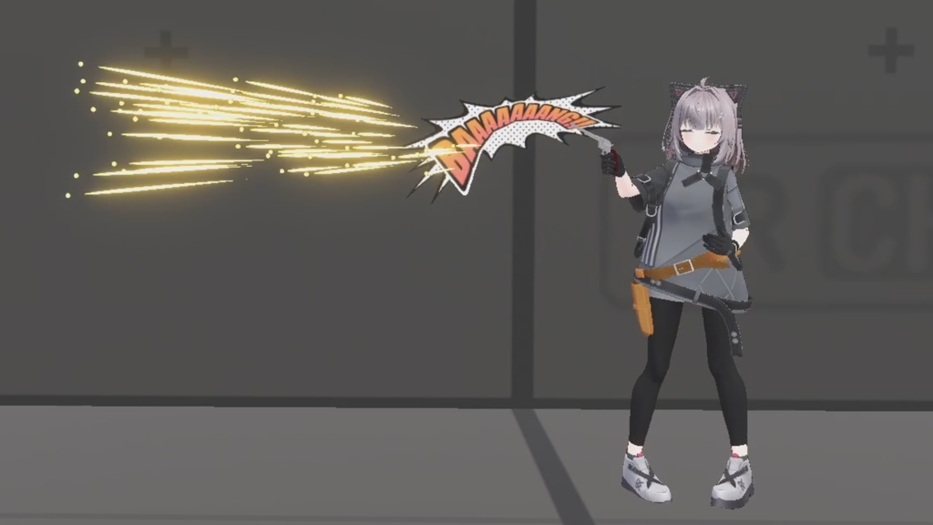 ガンマンギミック!【VRChat想定/MA対応】