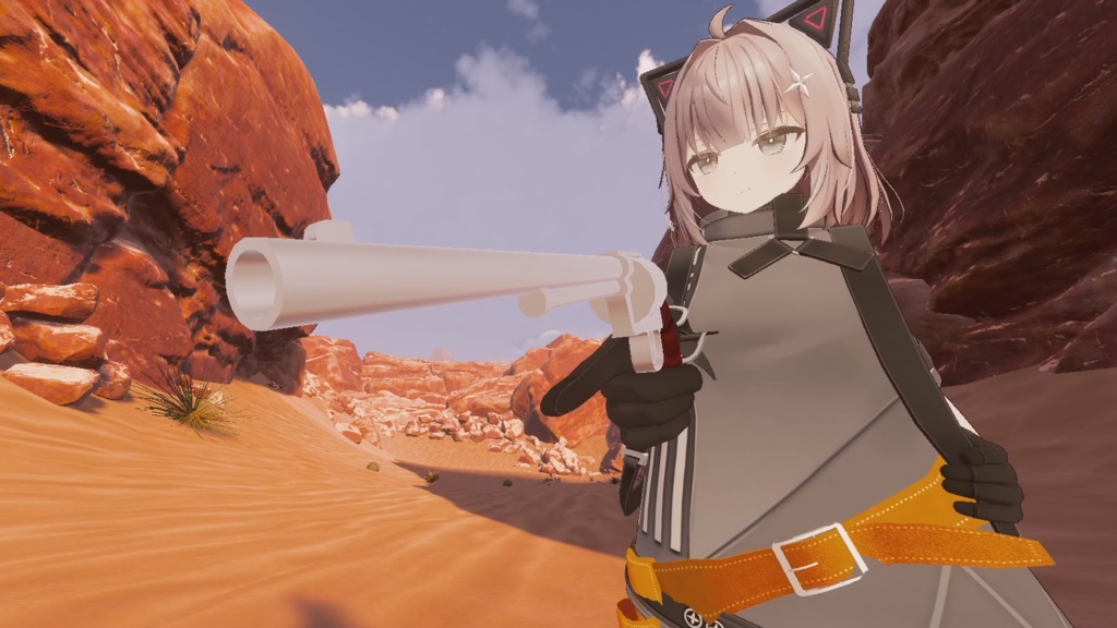 ガンマンギミック!【VRChat想定/MA対応】