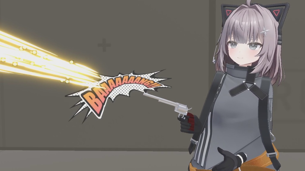 ガンマンギミック!【VRChat想定/MA対応】
