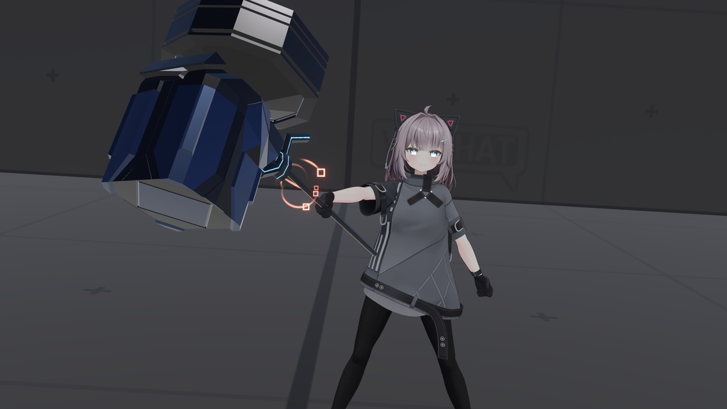 Cyber Jet-Hammer【VRChat想定/MA対応】