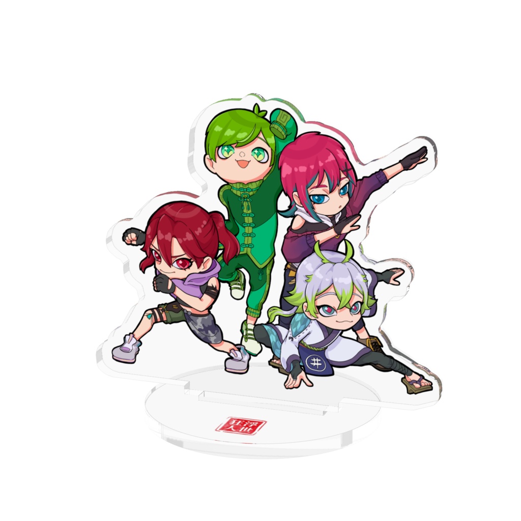 浮狂ヒーロー参上! アクリルフィギュア