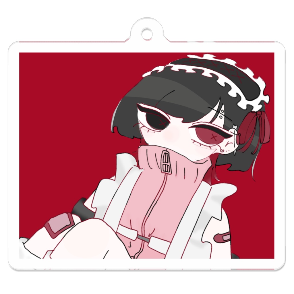 ジャージメイド風みろくちゃんアクキー