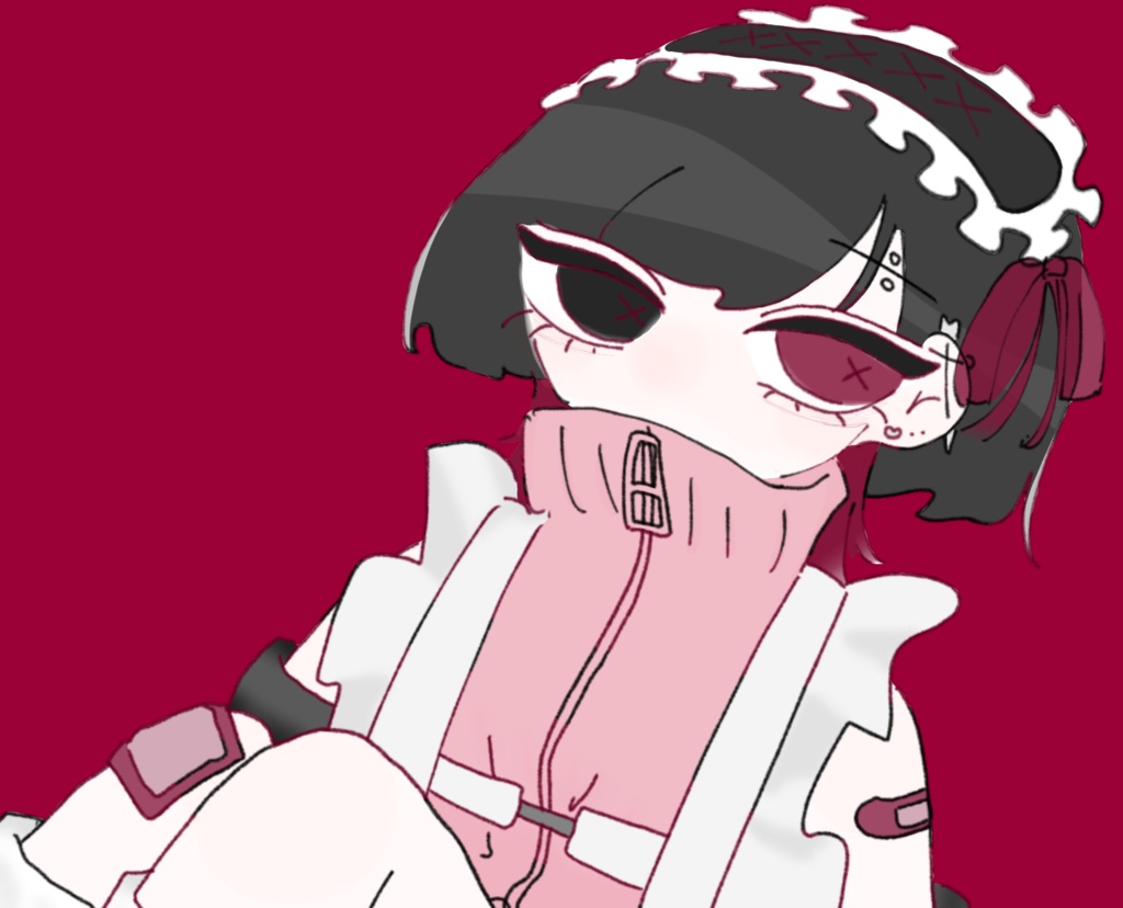 ジャージメイド風みろくちゃんアクキー