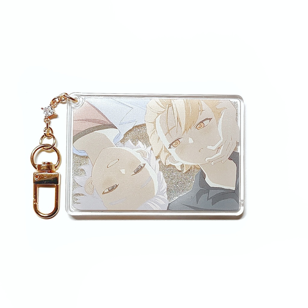 スタゼノ オイルグリッターキーホルダー