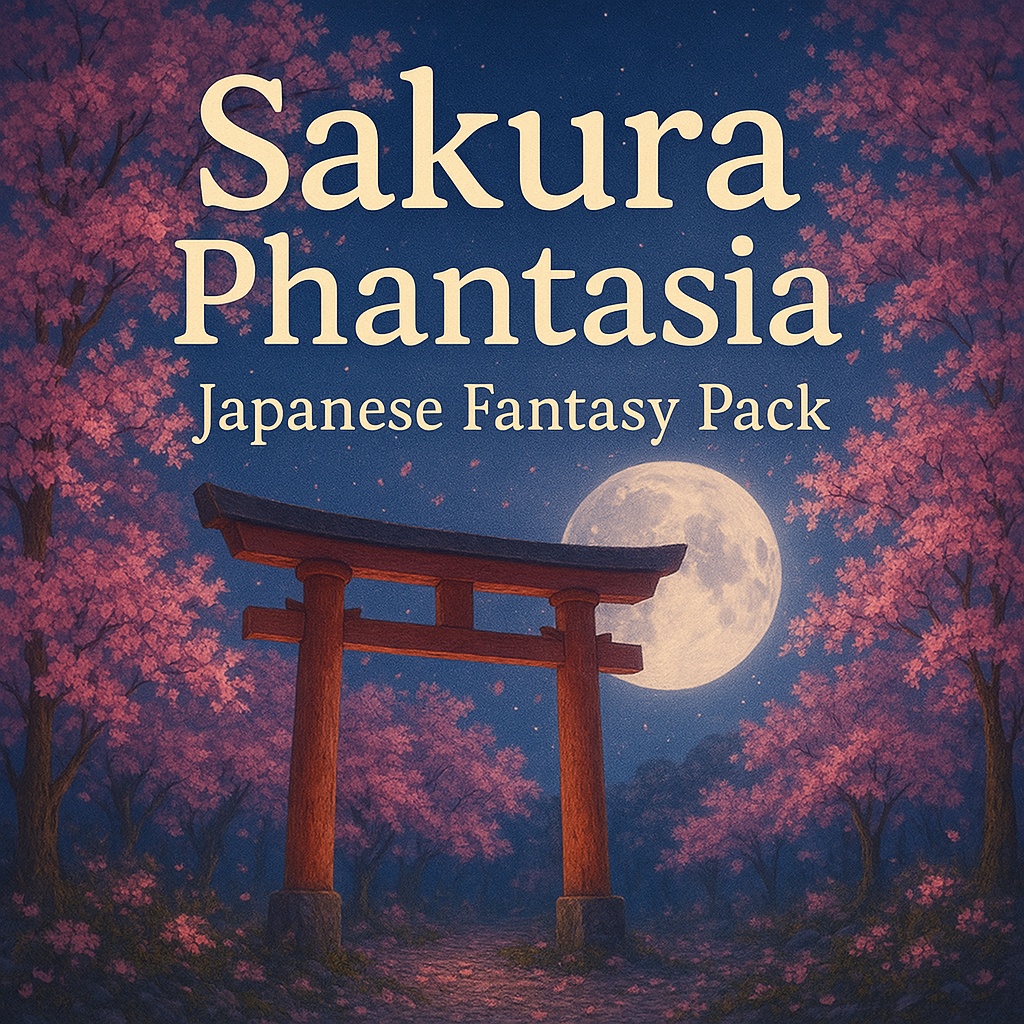  Sakura Phantasia – 幻想の桜風景素材（10枚セット）