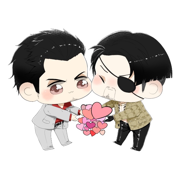 桐生&真島　アクリルキーホルダー