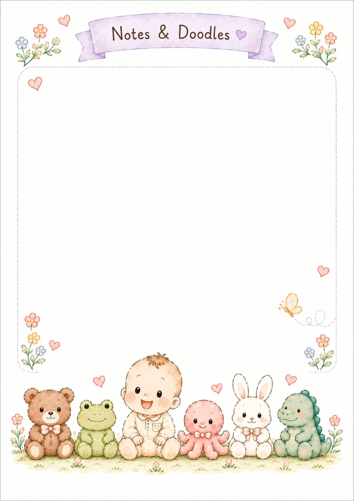 Baby's Growth & Memory Diary|赤ちゃんの1年間を残す育児記録