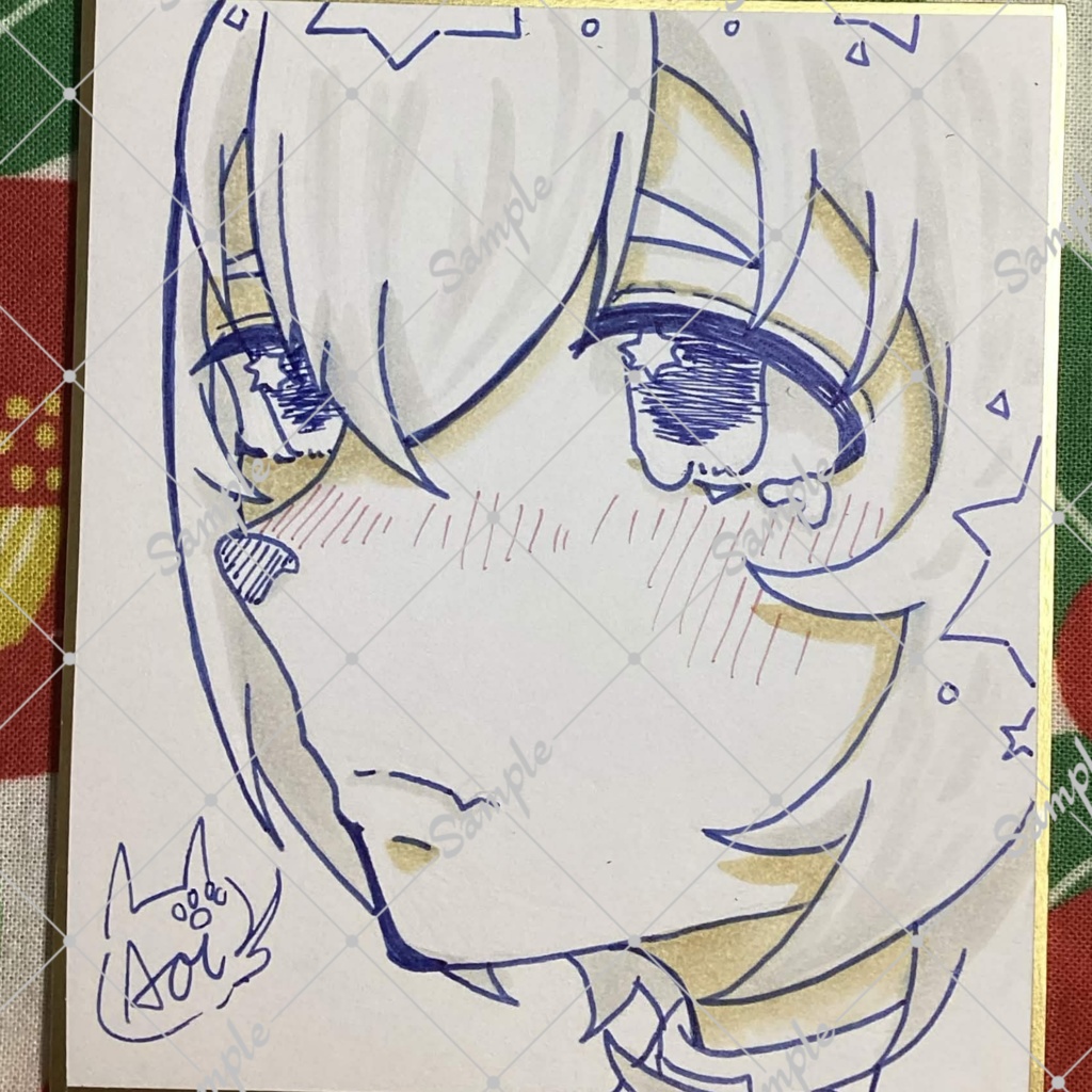 【数量限定】コピック直筆色紙(アナログ/フルカラー)