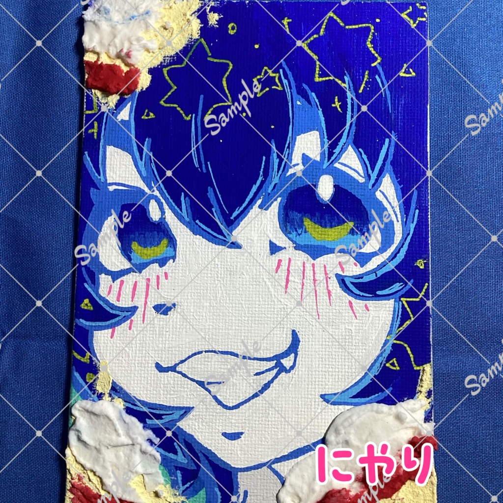 【数量限定】静山あおい直筆 バースデー 重曹アート