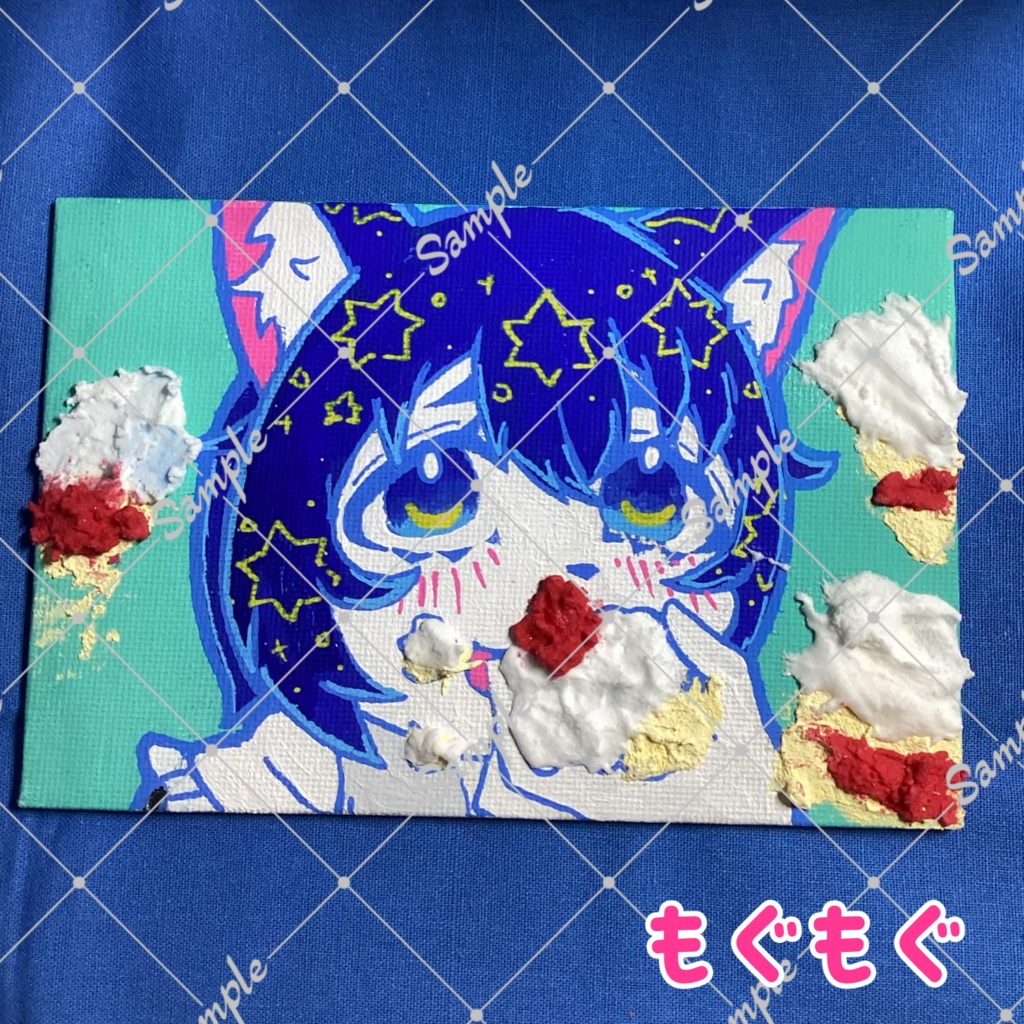 【数量限定】静山あおい直筆 バースデー 重曹アート