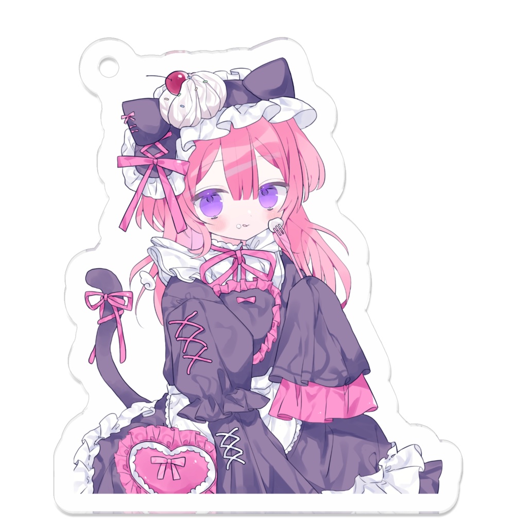 あまめろ♥アクリルキーホルダー あまえないよ単体ver