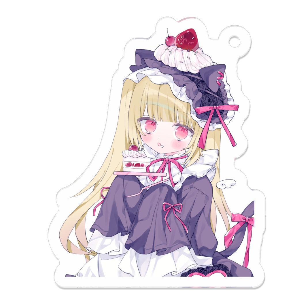 あまめろ♥アクリルキーホルダー　めろんちゃ単体ver