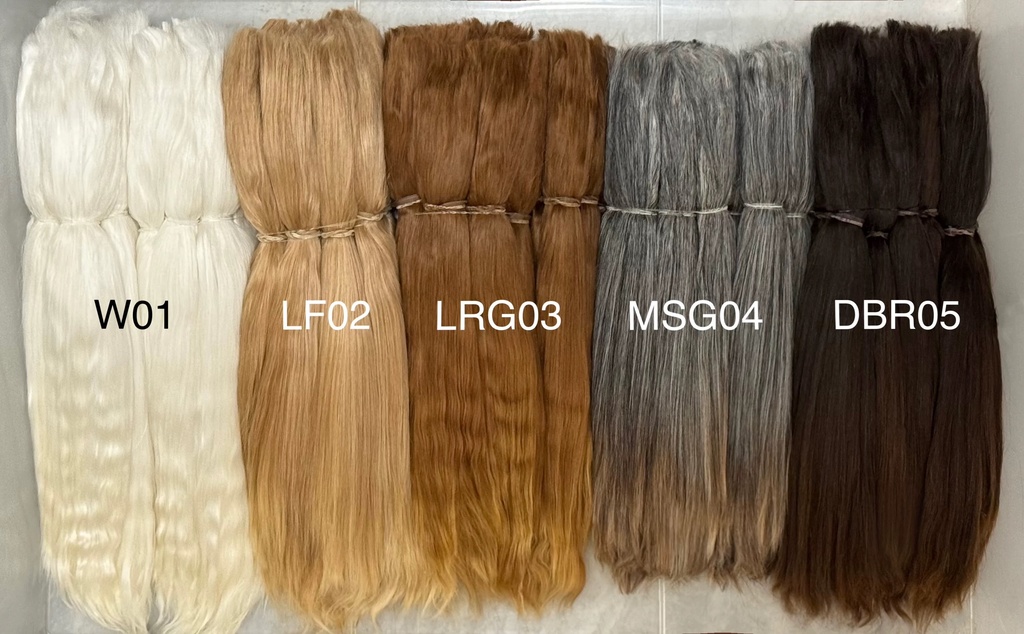 純天然アルパカ毛、超柔軟、1/24以上のGK植毛用