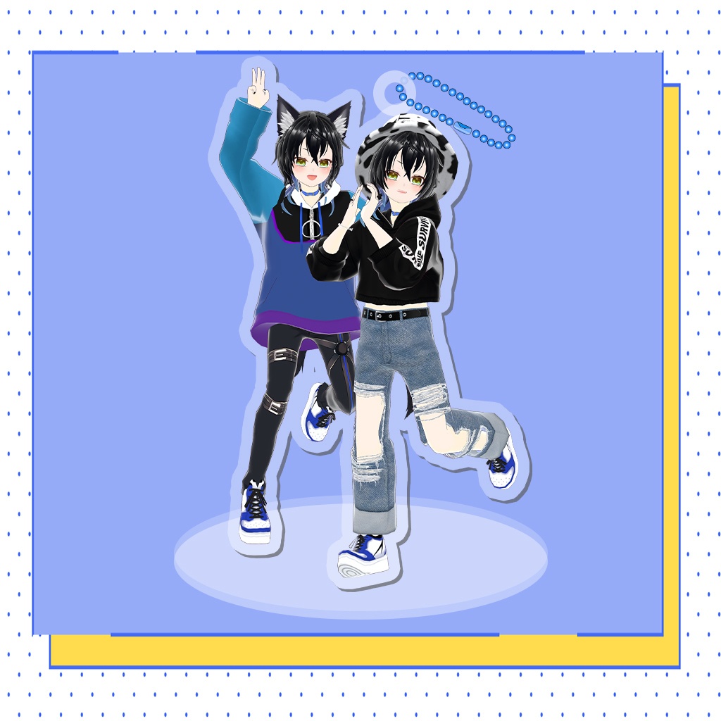 【3D記念！】アクリルキーホルダースタンド